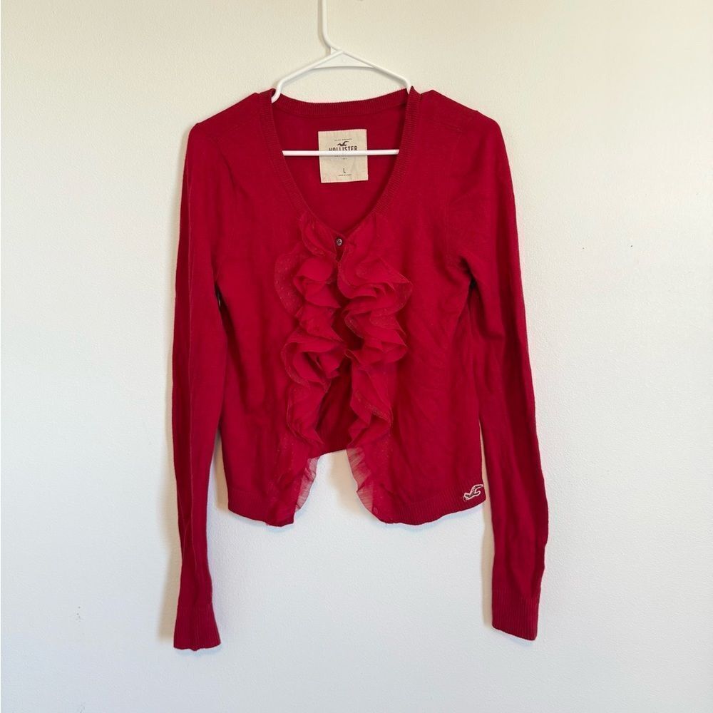 Hollister Y2K Ruffle Cardigan